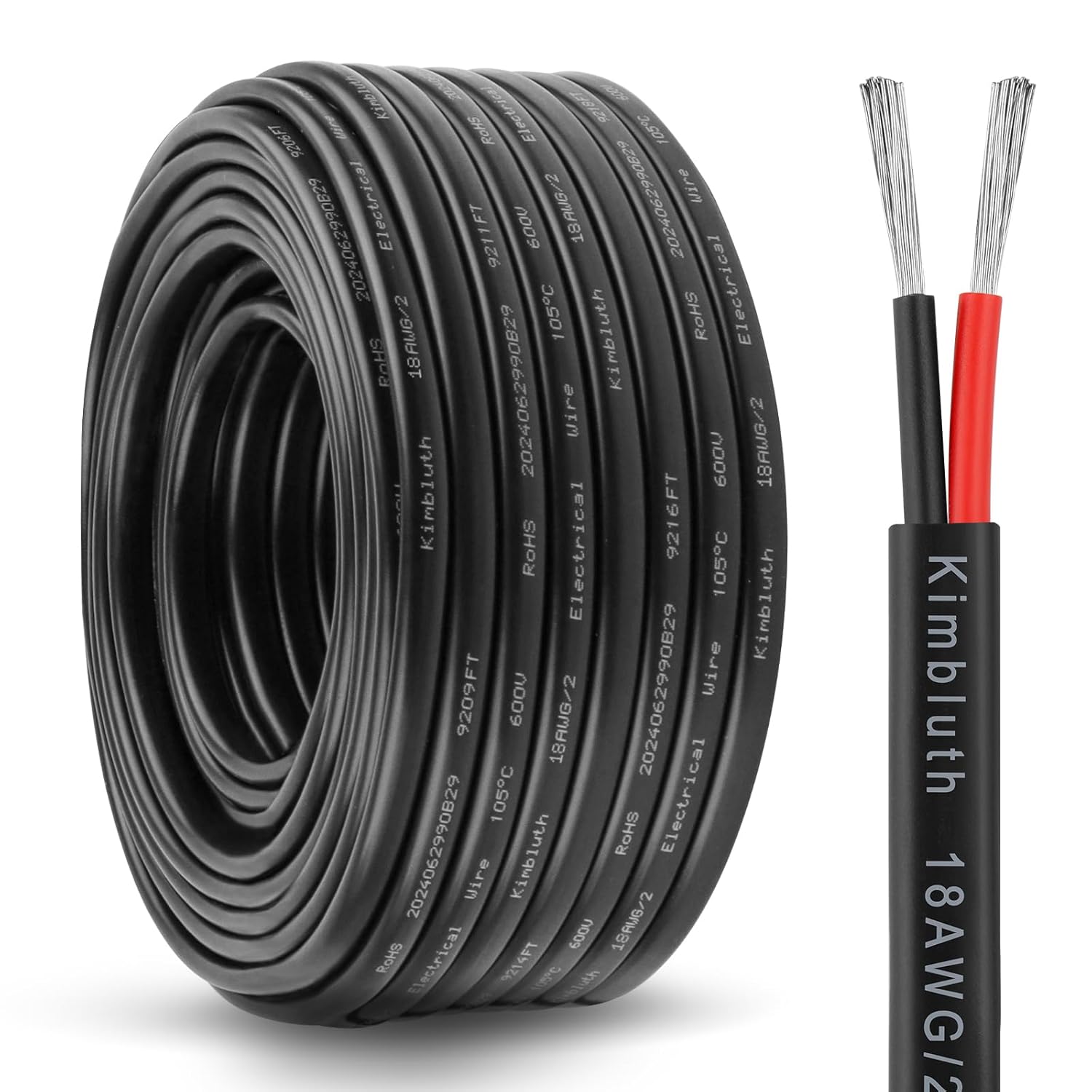 16 Gauge Marine Wire 100 FT Black Tinned Copper Wire, 16 AWG Oxygen Free Copper Wire for Solar Panel, Automotive, Trailer, Marine, RV
