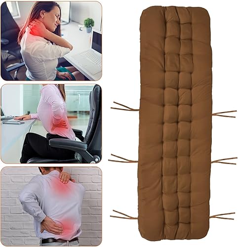 Miniatura 5 de iMounTEK Cojines para silla de salón de 67 x 22 x 4 pulgadas, cojín grueso para tumbona reclinable, mecedora, cojín para sofá o silla para muebles
