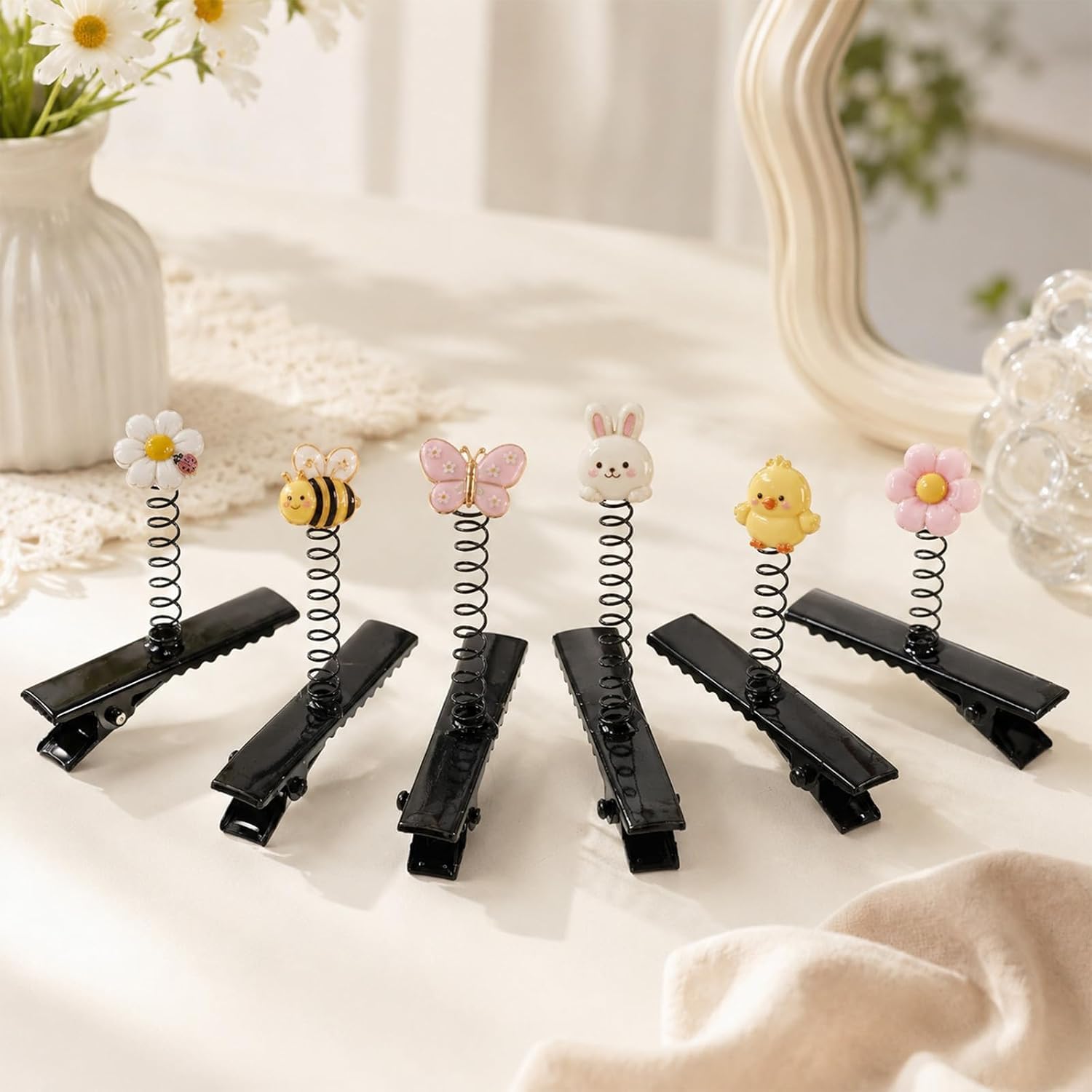 ElevateTech 100PCS Spring Duck Bill Hair Clips Sprout Clips Alligator Clip image 4