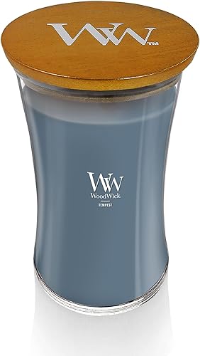 Vista 38 de WoodWick - Vela mediana de reloj de arena, aroma Fireside, cera de mezcla de soja prémium, se agrieta mientras se quema, perfecta para regalo, 9.7