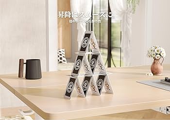 Amazon | Claiks 昇降デスク 幅100cm 引き出し付き デスク 高さ