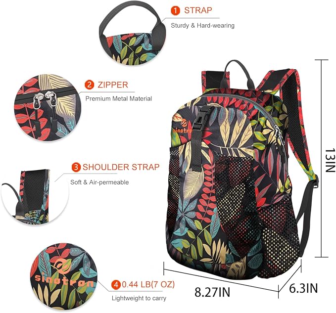 sinotron 22L Lightweight Packable Hiking Backpack, Small Hiking Backpack Day Pack for Women Men Travel Camping Vacation miniatura 2