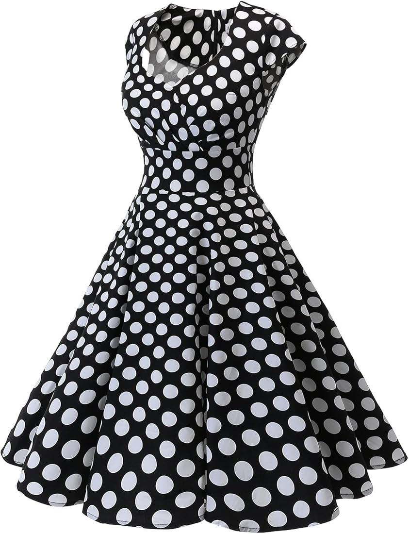 white christmas dresses 1950s Solid Sweetheart Fold Swing Dress main image 1