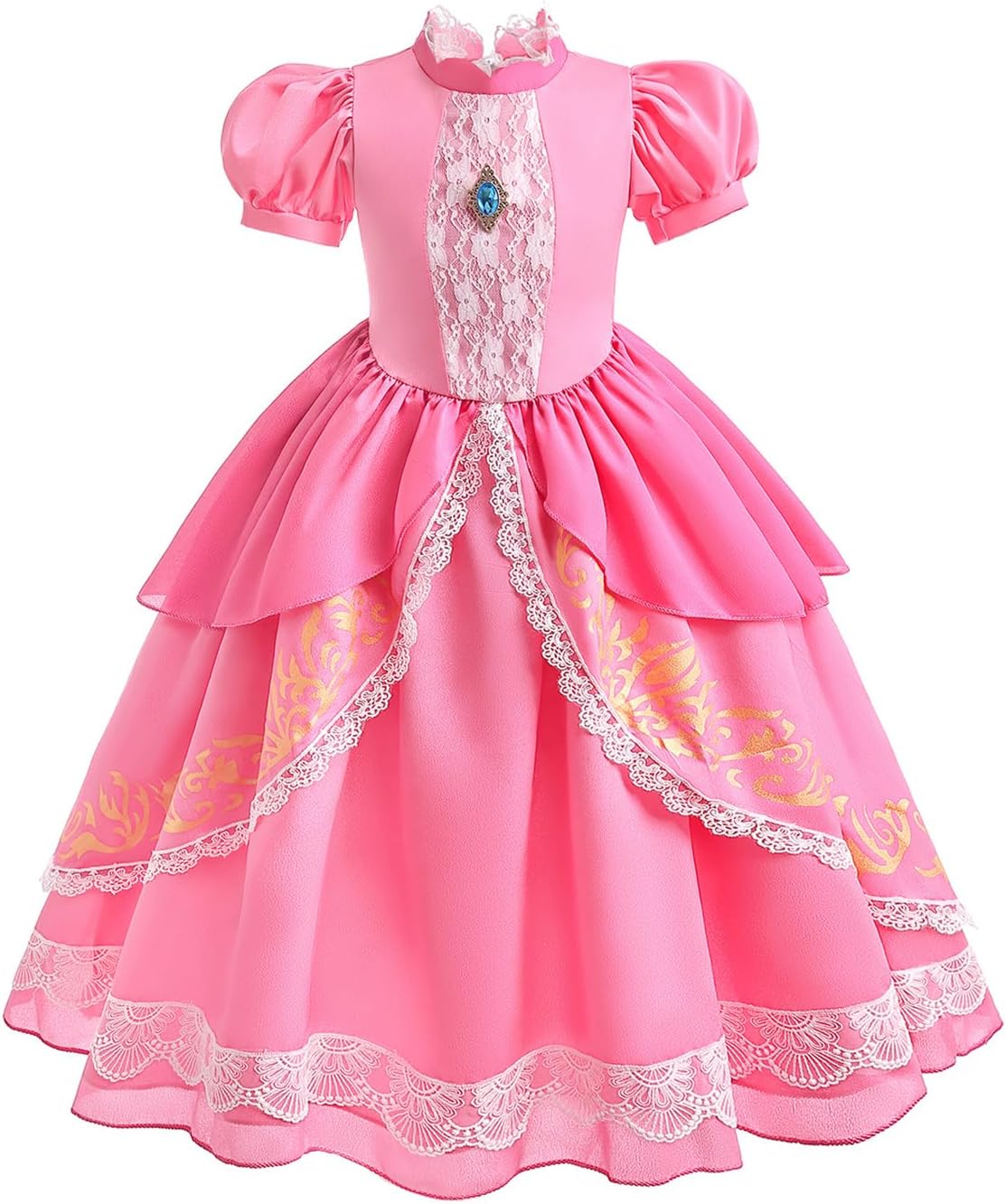 Princess Costume for Girls Dress up Halloween Costumes for Kids with Accessories