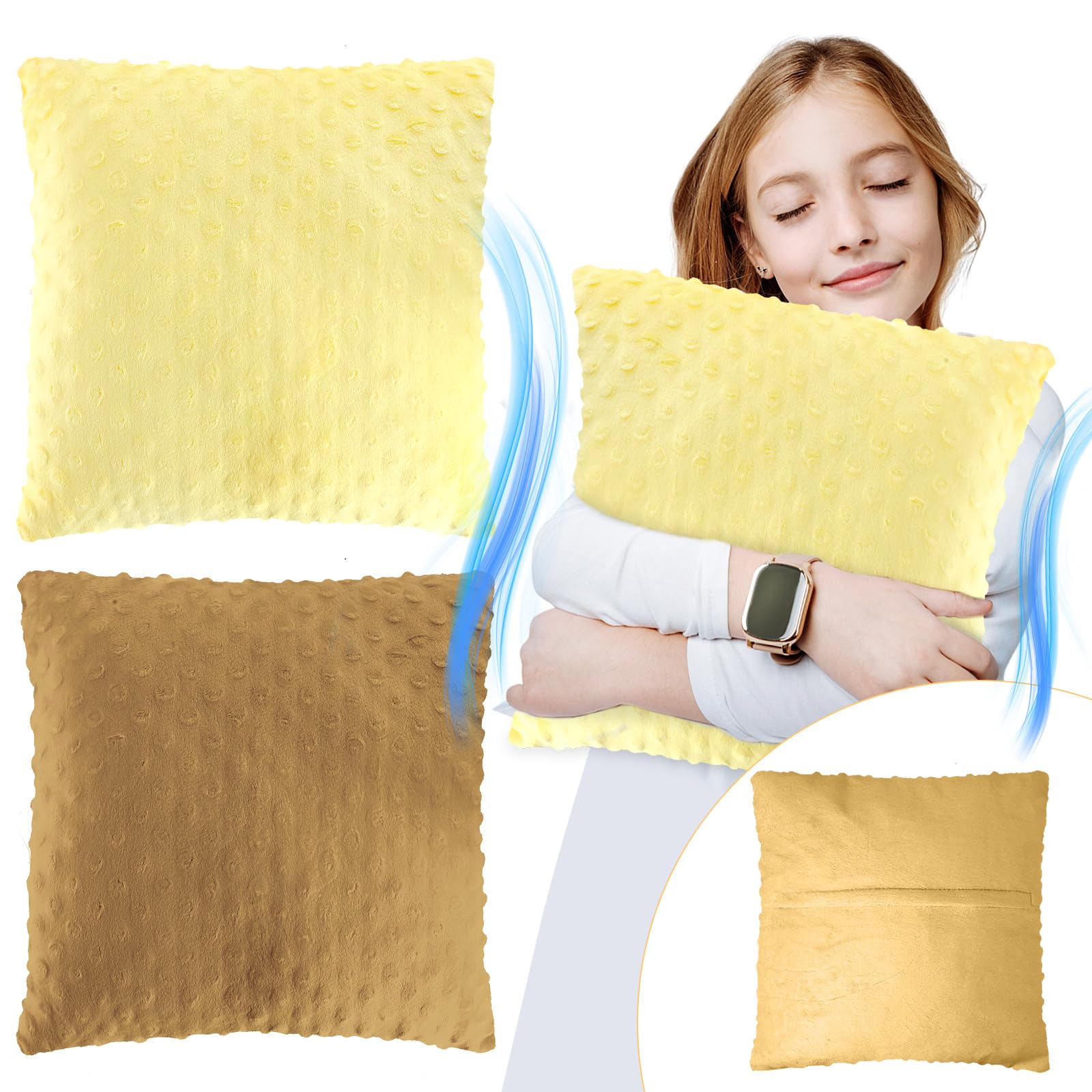 Kigley 2 Pack Vibrating Pillow