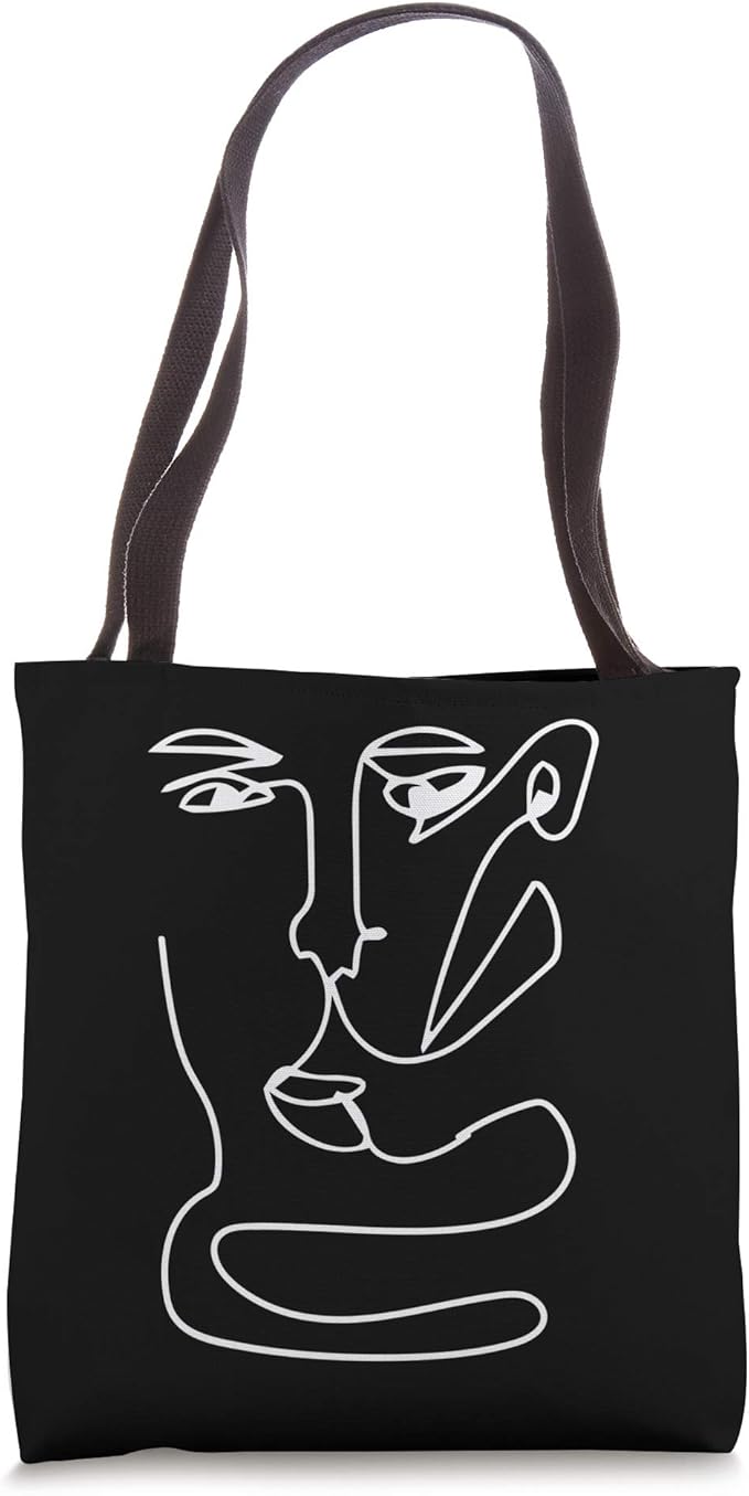 tote bolsa line art