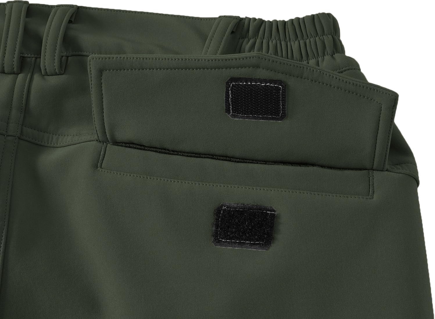 BGOWATU Women's Winter Hiking Pants Fleece Lined Waterproof Windproof Snow Insulated Pants with 6 Pockets - Image 7