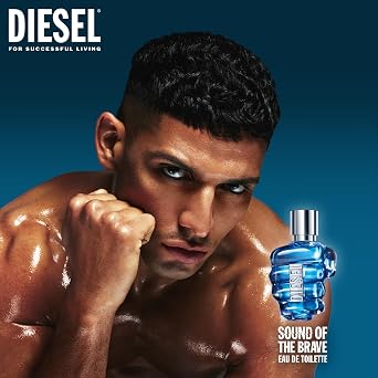 Diesel Sound of the Brave, Eau de Toilette & Fragrance Gift Set for Men, Notes of Lemon, Spicy Juniper Berries & Ambery Wood
