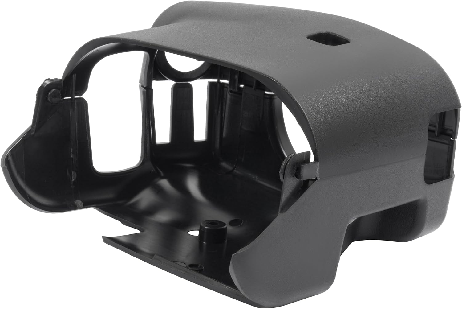 Black Steering Column Cover Compatible with 1995-2004 Chevy Chevrolet GMC C/K 1500/2500/3500 Replacement for 26036498 26036499 Textured Plastic(ABS)