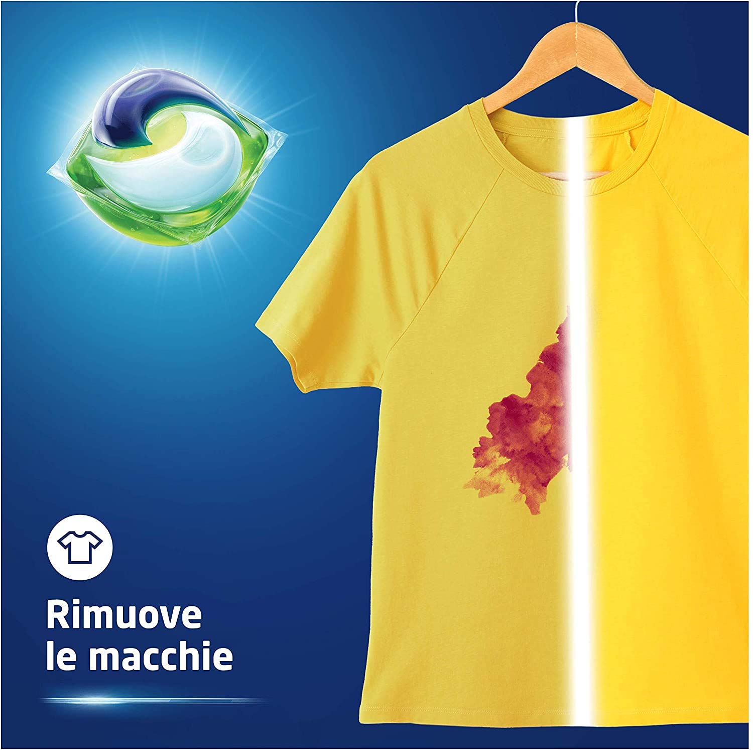 Dash All in 1 Pods Detersivo Lavatrice in Capsule, 62 Lavaggi, Specifico per Capi Colorati, Maxi Formato, Pulizia Profonda, per Tutti I Capi
