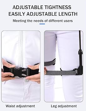 Rehabilitation Walker, Wearable Bionic Exoskeleton Power Aid, Weak/Medium/Strong Adjustment, for Assisted Walking, Prevent Falls/Improve Balance Right leg