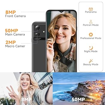 CUBOT NOTE 50 256G ほぼ新品 Cubot NOTE 50, 16GB RAM (8GB+8GB Extended), 256GB ROM, 6.56