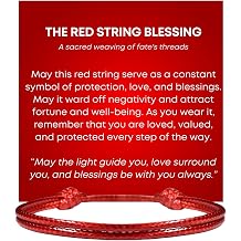 Red String Blessing Bracelet - Symbol of Protection, Love, and Blessings
