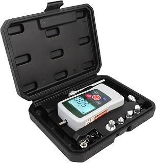 WALFRONT Digital Push Pull Force Meter 50N 5kg 11Lb 176oz Handheld Force Gauges with 3 Measurement Modes N kg Lb oz Units Backlit Screen Auto Shutdown