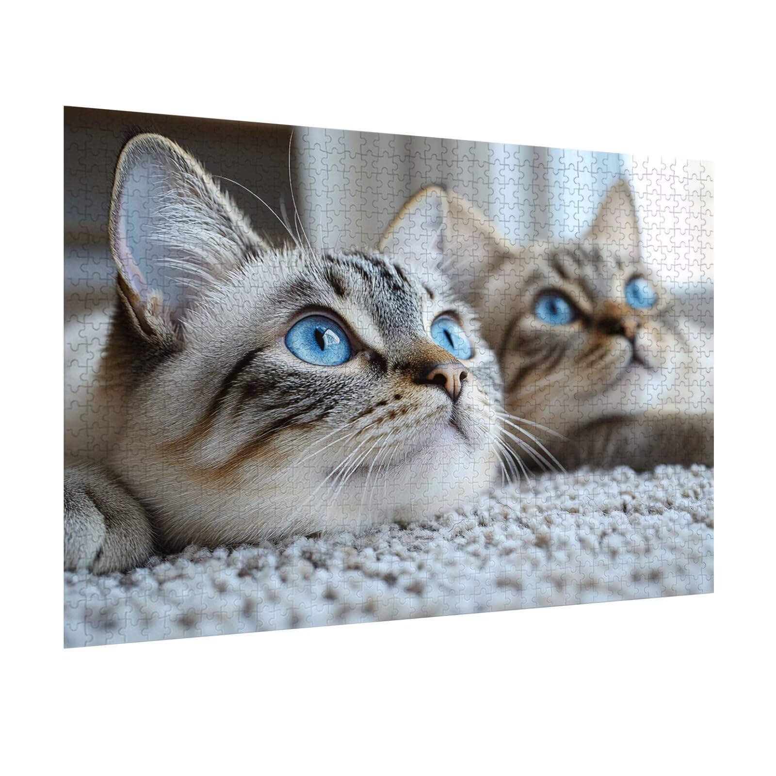 Puzzle 1314 Pieces Chats Puzzle 3D, Adultes Classique Puzzles, n-483