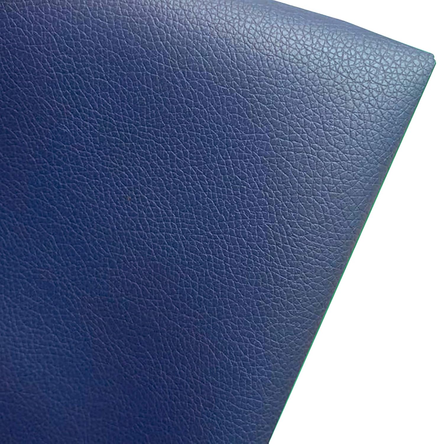 MUYUNXI Faux Leather Upholstery Fabric Sold by the Metre for Furniture Sofa Chair Cars Upholstery Cars Decorations DIY Crafts Sewing 160 cm Wide Sold by the Metre Colour Royal Blue