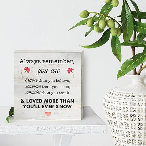 Miniatura 9 de Letrero de madera con cita rústica de liderazgo para pared, mesa, escritorio, hogar, oficina, 5 x 5 pulgadas