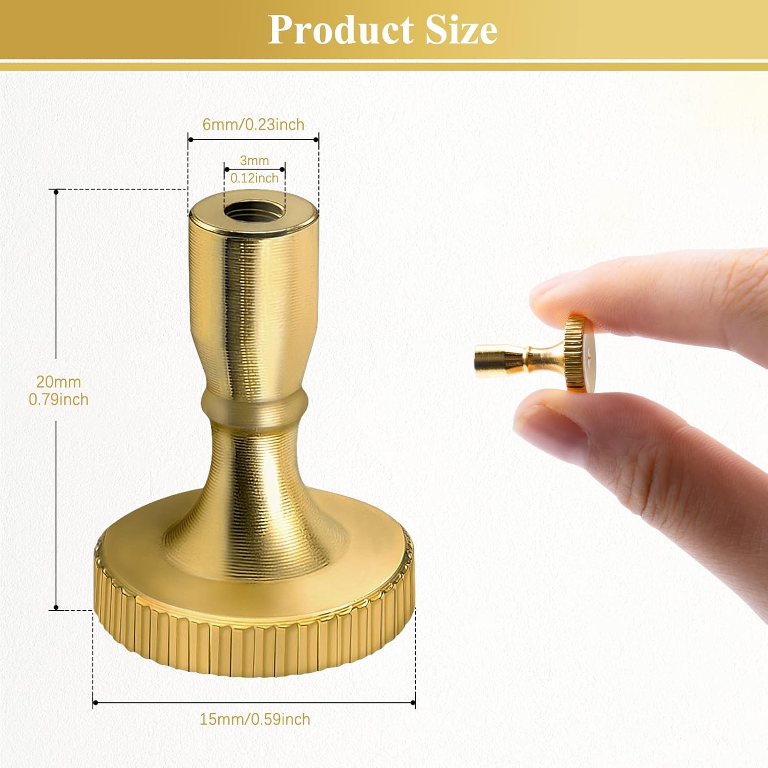 DiCUNO Lamp Turn On/Off Switch Knobs Replacement, Metal Lamp Switch Knob for Universal Light Socket, Standard Size, Vintage Brass, 4-Pack