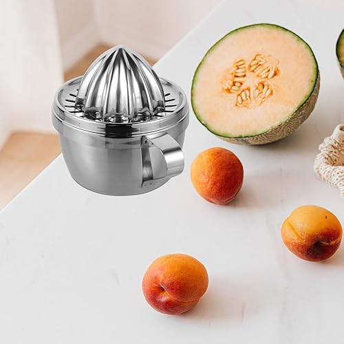 Miniatura 5 de Cabilock Multi-function Manual Lemon Juicer and Citrus Squeezer Stainless Steel Handheld Press for Home Kitchen Fruit Juice Extraction