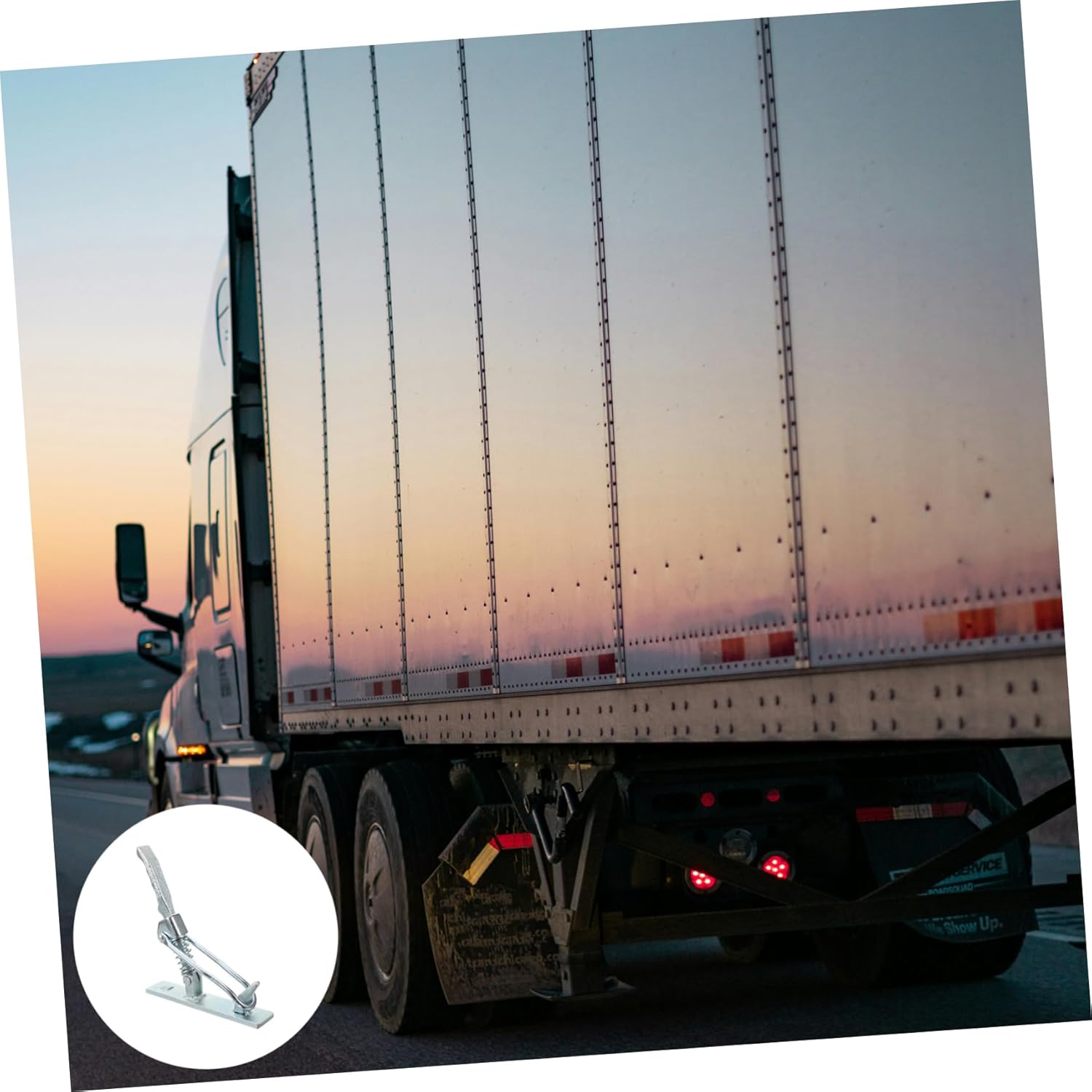 Heavy Duty Spring Hasp Hitch Lock Carbon Steel Trailer Coupler Pin for Secure Transport Easy Installation Compatible Trucks and Trailers