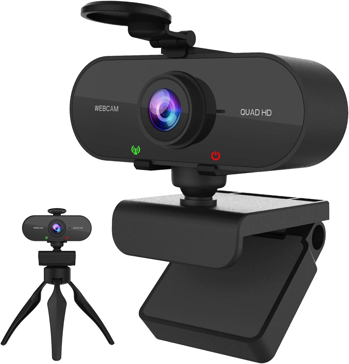 One-Day Sale: Up to 70% Off GOSPO Webcam with Microphone 2K HD USB Web cam Light for Laptop Computer Camera Privacy Cover Tripod,USB Plug & Play on Windows Mac for Video Streaming Conference Gaming Call, Black Greatest Product GOSPO Webcam with Microphone 2K HD USB Web cam Light for Laptop Computer Camera Privacy Cover Tripod,USB Plug & Play on Windows Mac for Video Streaming Conference Gaming Call, Black