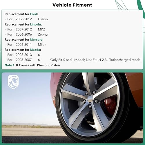 Miniatura 15 de Reemplazo de la pinza de freno de disco del lado del pasajero delantero para Ford Fusion Mazda 6 Lincoln MKZ Zephyr Mercury Milan