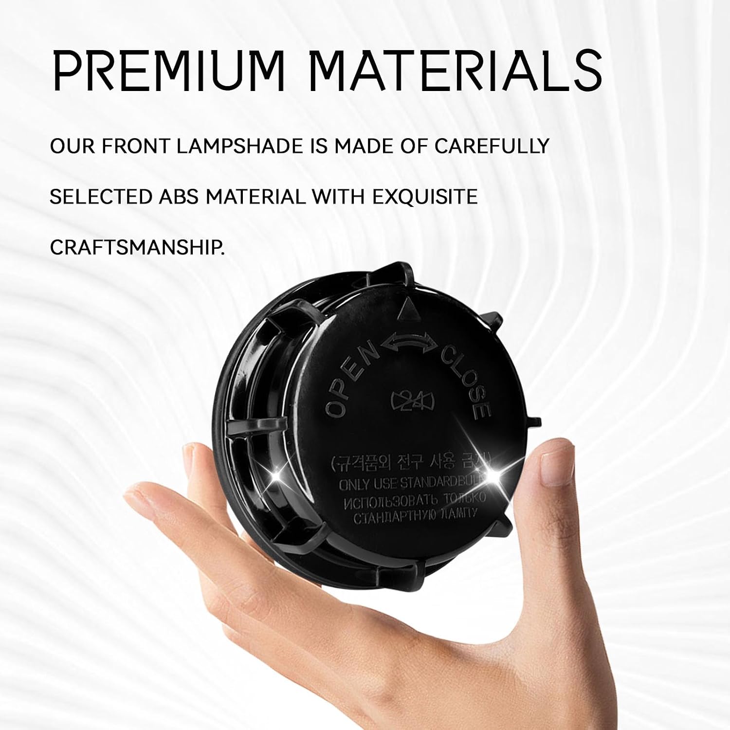 Car Headlight Dust Cover Cap Replacement for Hyundai Sonata Equus Azera, Kia Sedona, Car Headlight Lamp Housing Cover with Threaded Fastening, Car Spotlight LED Bulb Lens Protective Caps
