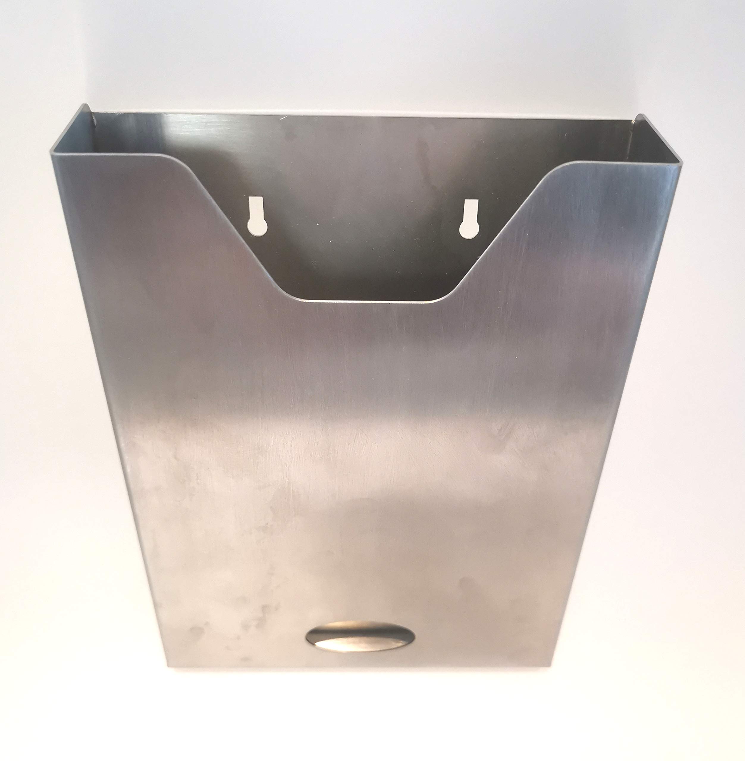 Dokumentenhalter A5 aus Edelstahl – Perfekter Wandhalter für Produktionsbereiche, Industrie, Büro, Werkstatt, Labor, langlebig und hygienisch