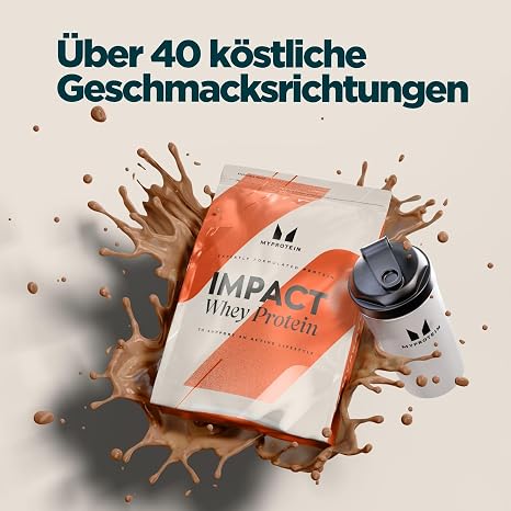 Myprotein Impact Whey Protein Powder Natural Chocolate 30 Servings Up to 23 g Whey Protein per Serving with BCAAs Supports Muscle Building & Faster Recovery Vegetarian