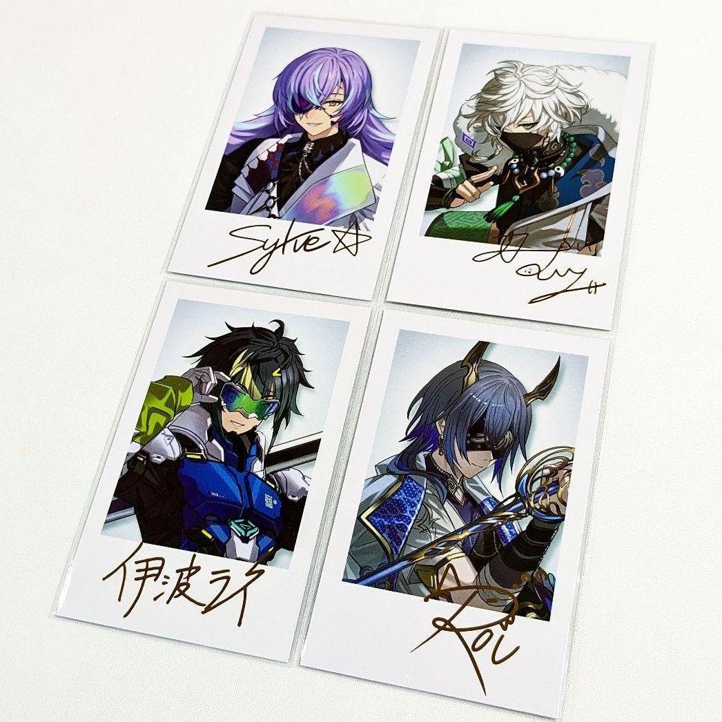 Amazon.co.jp: にじさん チェキ風カード 星導ショウ 叢雲カゲツ 伊波 