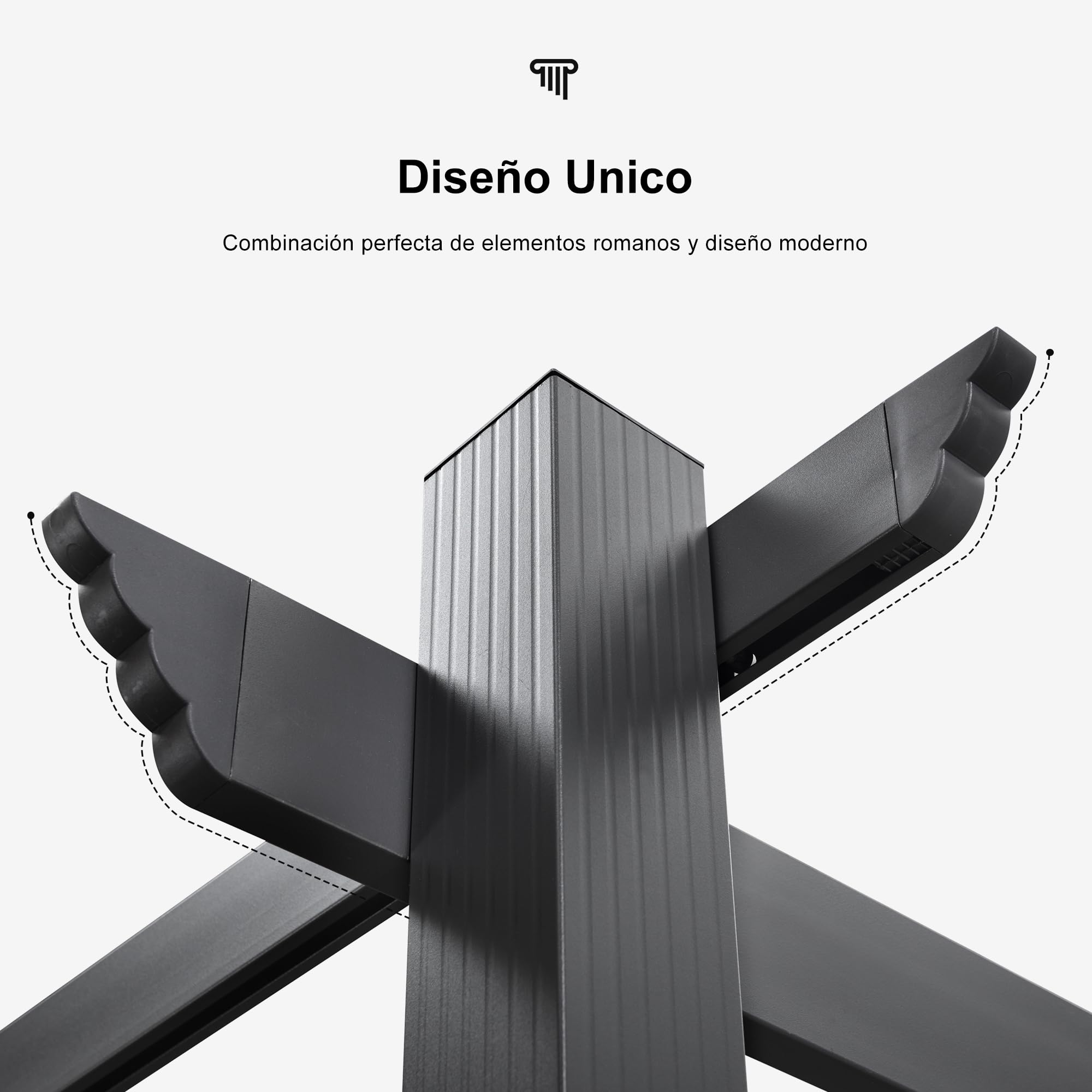 PURPLE LEAF Pergolas de Jardin Aluminio Cenadores para Jardin 3,5 x 4,8 M pérgolas con Techo Retráctil Tela para Camping Fiesta Celebraciones, Gris Claro
