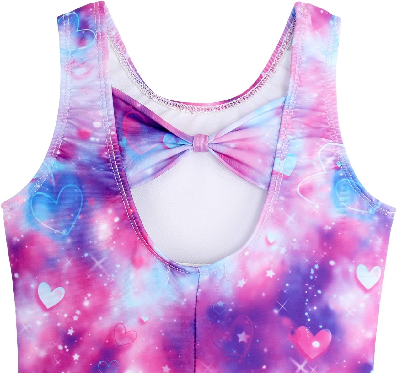 MODAFANS Leotards for Girls Gymnastics with Shorts Dance unitards Tumbling Biketards with Hair Scrunchie for3-13T - Image 4