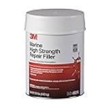 3M Marine High Strength Repair Filler, 46014, 1 gal, White, Gallon