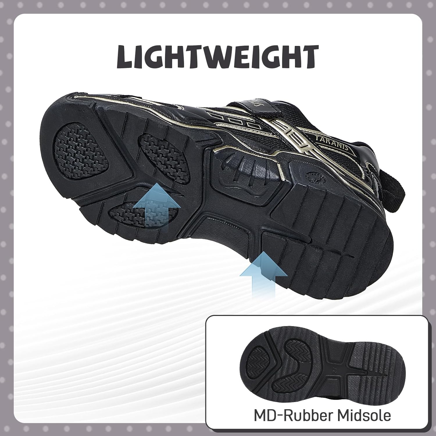 TARANIS Toddler Shoes Girls Boys Athletic Sneaker Kids Barefoot Slip on Tennis Shoes - Image 4