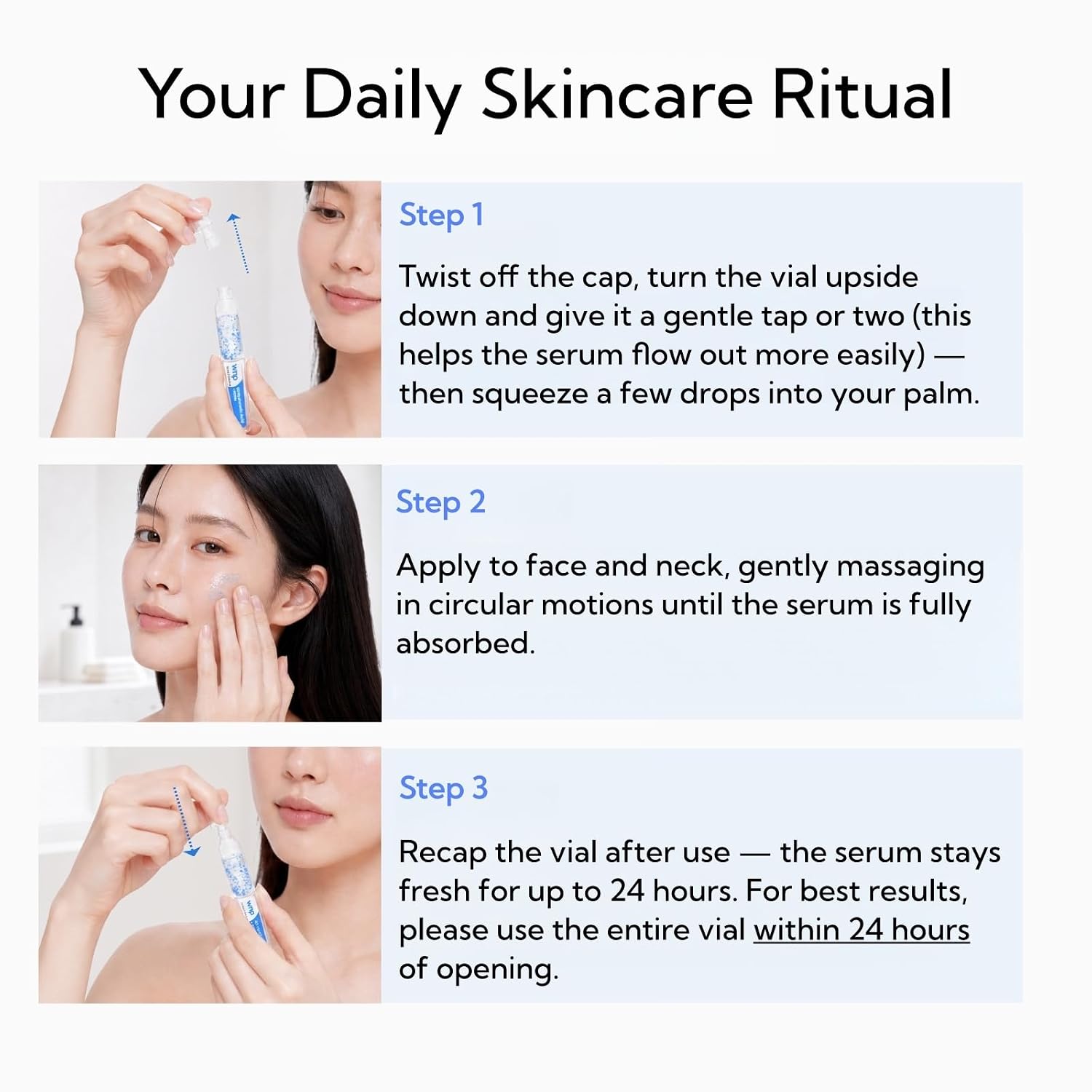 WNP Plump PDRN 8D 3% Hyaluronic Acid Serum Tubes, Salmon DNA Brightening Radiant, Anti Aging Moisturizing Hydrating microneedling, Repair Firming Lines Wrinkle Sensitive Dry Skin, 30 Vials, 1.22 fl oz