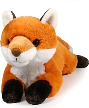 ICE KING BEAR Large Fox Soft Toy Stuffed Animal Plush 40cm Weighted/2lb