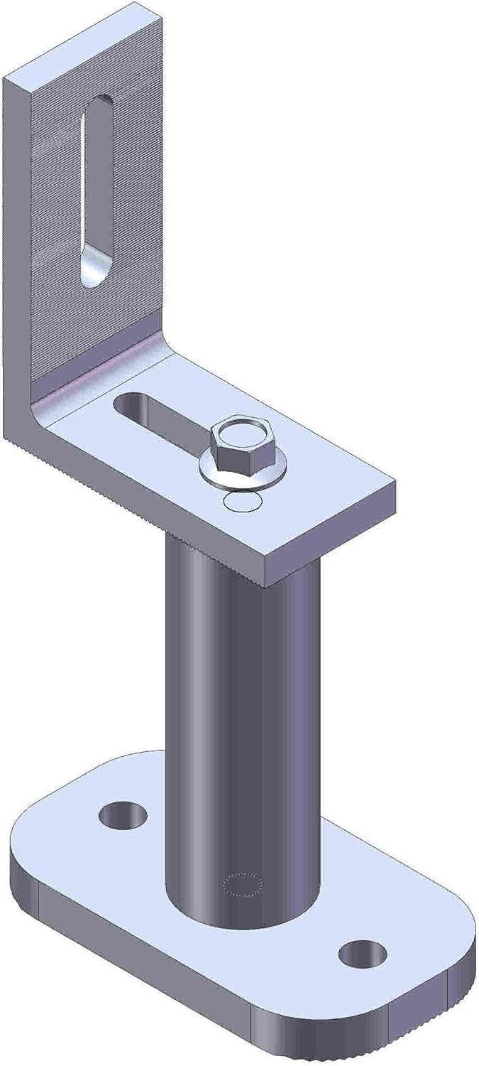 Pack 10 of 6 Standoff with L Bracket for Solar Panel PV Module Mounting Racking Installation