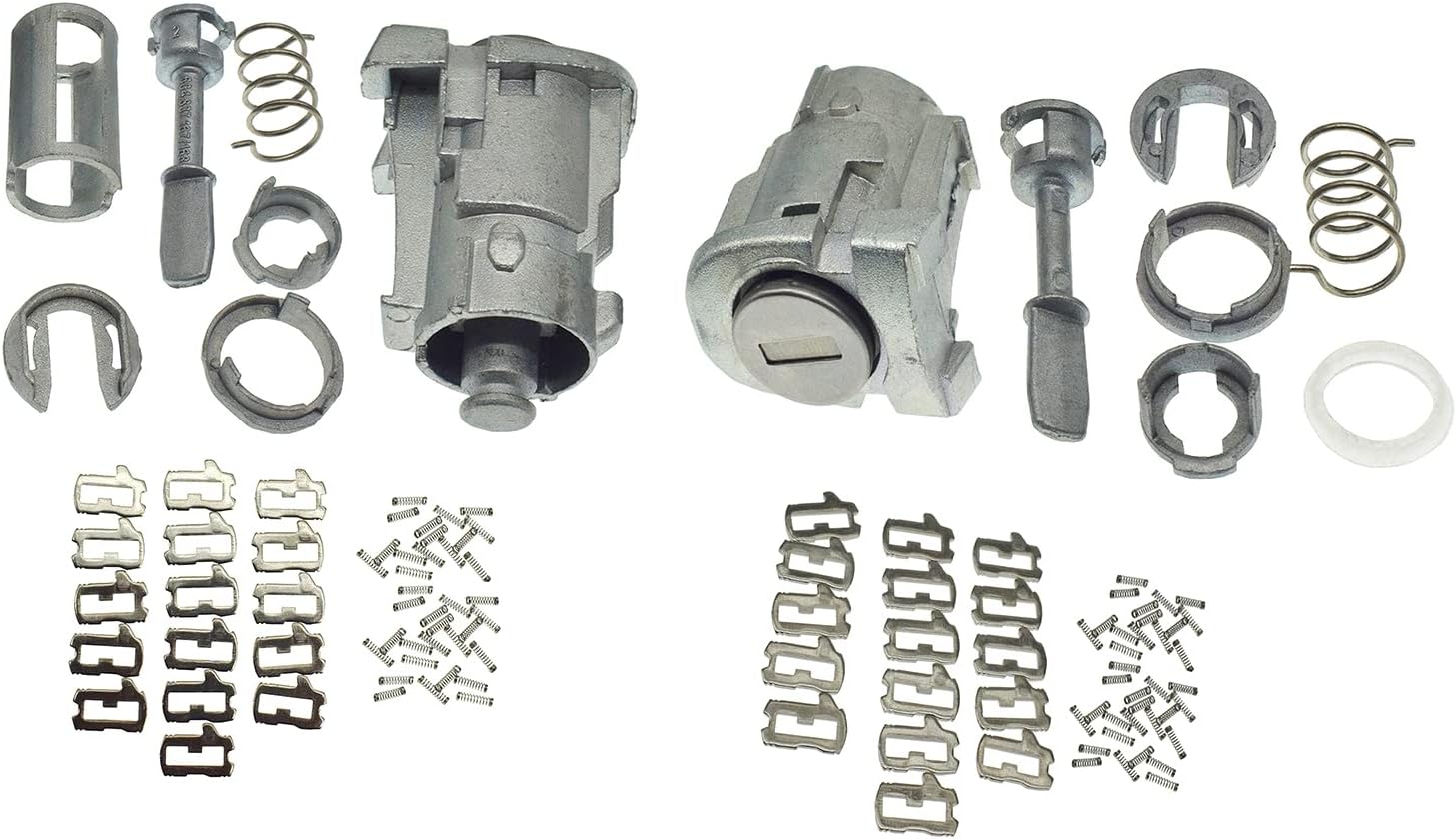 Left & Right Side Door Lock Cylinder Repair Kit For VW Golf Jetta 1997-2005