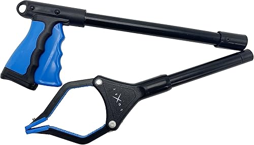 Miniatura 10 de Herramienta de recogida portátil de acero de 26 pulgadas, punta magnética de agarre fuerte para estantes de almacenamiento ligero de Luxet