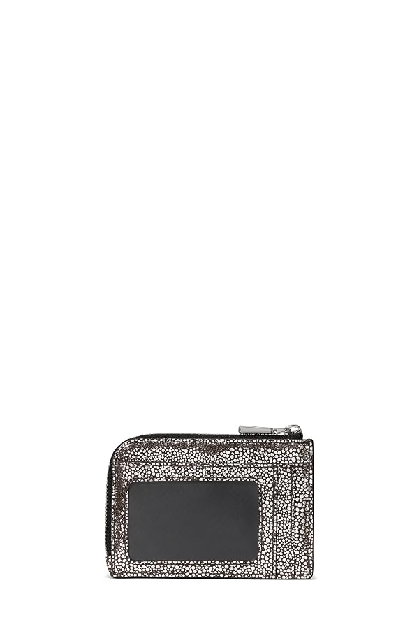 kate spade new york Mini Zip Card Case Metallic Dot Printed Suede Mini Zip Card Case by kate spade new york - Used condition - Image 2