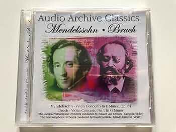 Mendelssohn   Violin Concertos.    Ｌ Amazon.com: Tchaikovsky & Mendelssohn: Violin Concertos: CDs