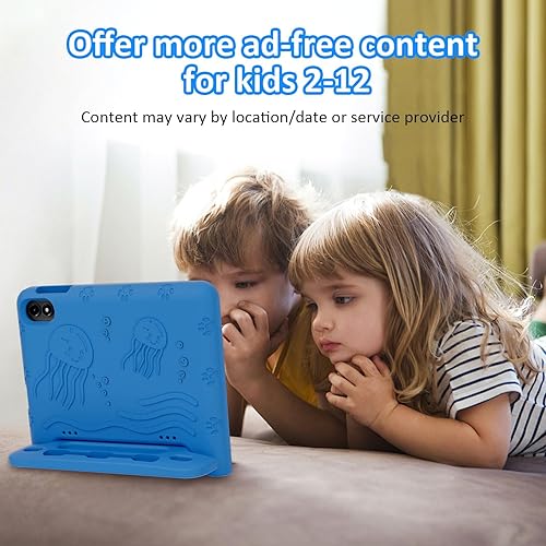 Miniatura 3 de WXUNJA Tablet Android 15 Kids 2025, tabletas actualizadas de 10.1 pulgadas con procesador Octa-Core, batería de 6000 mAh, espacio para niños,