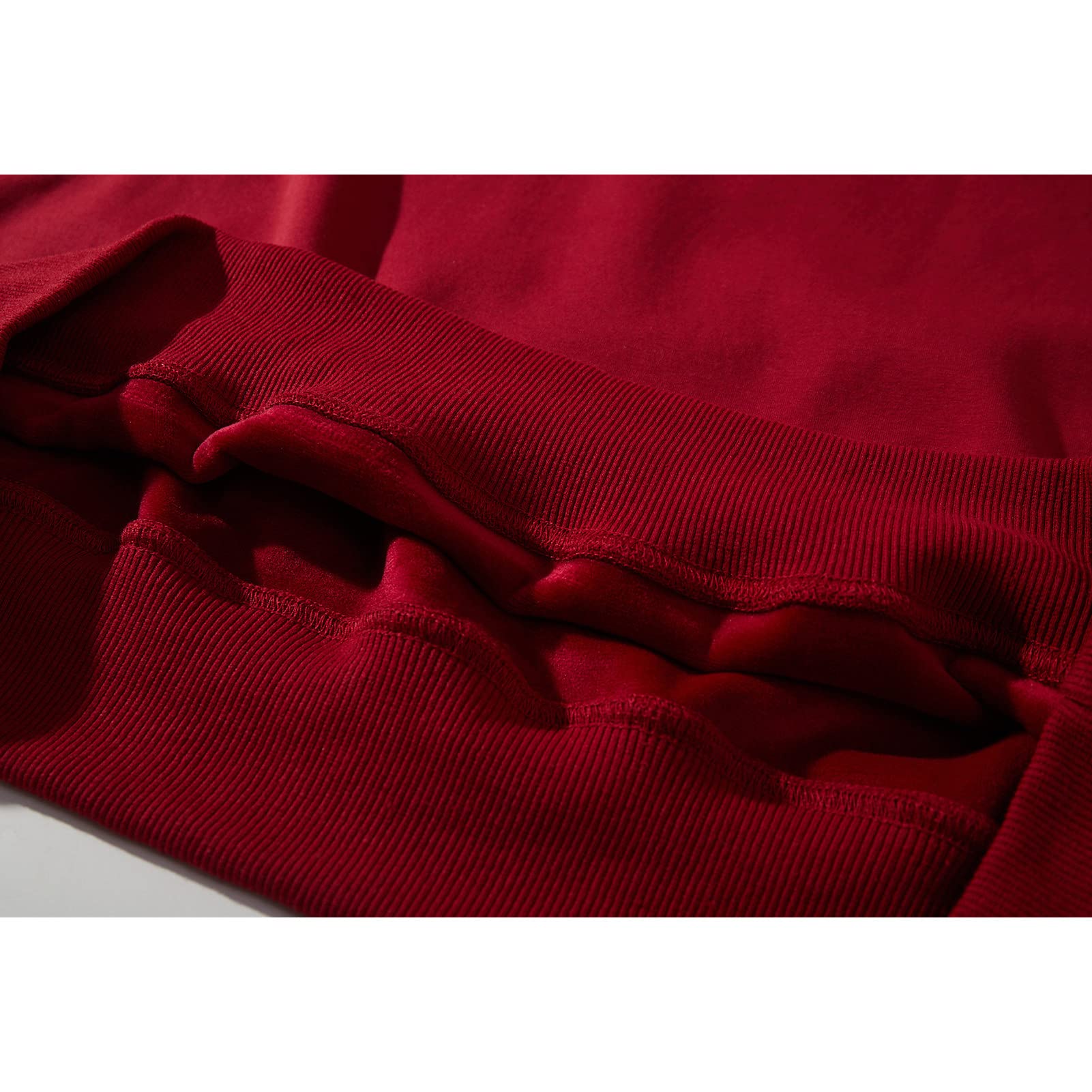 Herren Pullover Fleece Weich Sweatshirt Mit Langen Ärmeln Und Rundhals Casual Sweater Unisex Warmer Winter Pulli Für Männer Und Herren