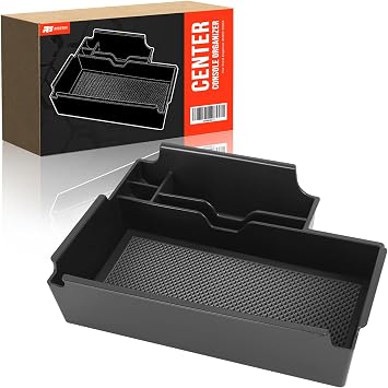 Rogierra for Ford Explorer 2020-2023 Car Center Console Organizer Tray Center Armrest Console Storage Box Insert Tray for Ford Explorer Accessories, black