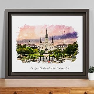 Personalized Watercolor Landscape Painting from Photo, Custom Home, Architecture, or Wedding Venue Art, Mountain or Nature Wall Decor, Unique Anniversary or Housewarming Gift, Framed Canvas Print