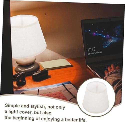 Miniatura 9 de Pantalla de mesita de noche para lámpara de mesa, lámpara de pared, pantalla de mesa, lámpara de araña, cubierta de bombilla, pantalla de lámpara de