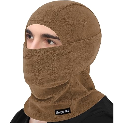 Fleece Balaclava Ski Mask for Men&Women,Warm/Windproof/Lightweight Winter Face Mask for Skiing/Snowboarding/Cycling
