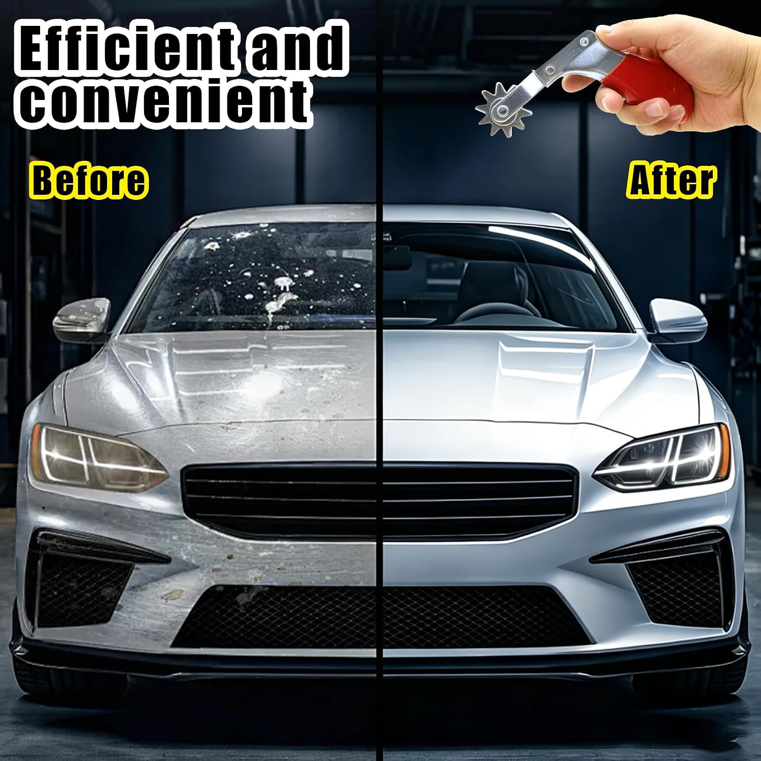 Buffing Pad Cleaning Tool, Detailing Tools, Polishing and Buffing Pad Cleaning Spur Tool, Heavy Duty Metal Polishing Pad Cleaner for Revitalizing Polisher Compound Pads and Bonnets