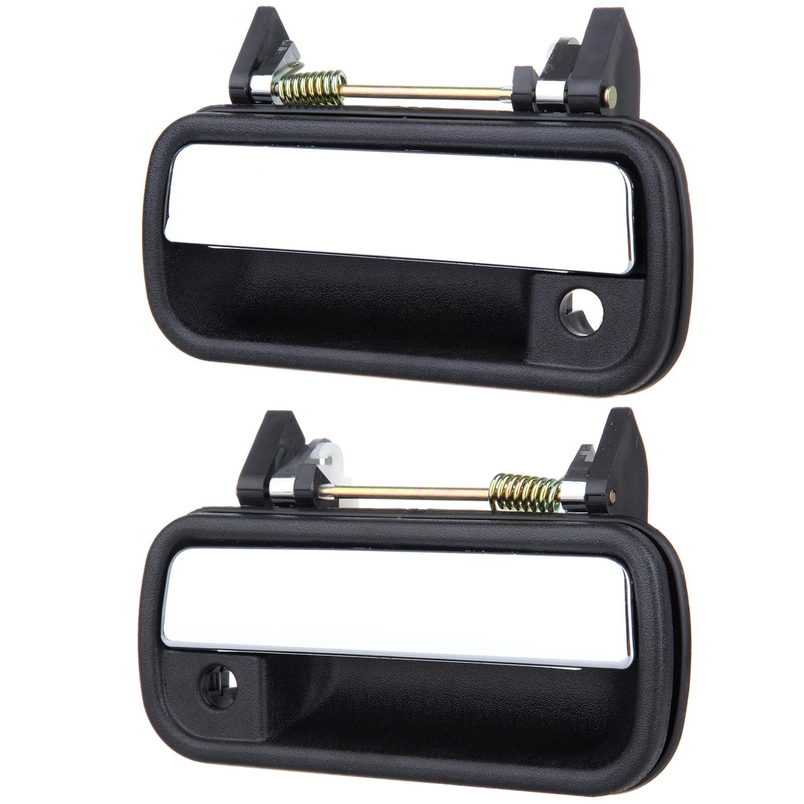 OCPTY Door Handles Chrome Exterior Front Driver Passenger Side Replacement fit 1989-1995 4Runner Outside Door Handles(2pcs)