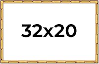 Vista 162 de Poster Palooza Marco de madera maciza de bambú dorado de 12 x 8 pulgadas con acrílico UV, respaldo de tablero de espuma y accesorios para colgar